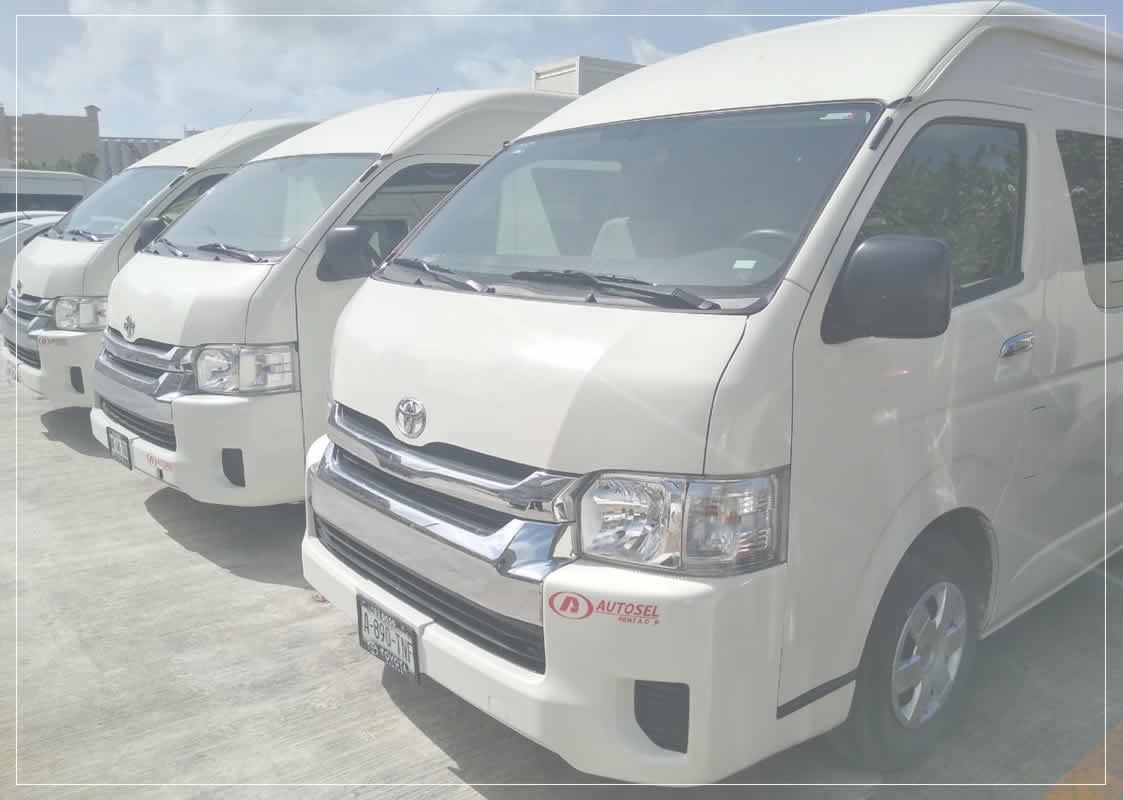 Renta de Camionetas Vans en Cancún