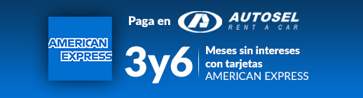 3 y 6 meses sin intereses con tarejtas American Express